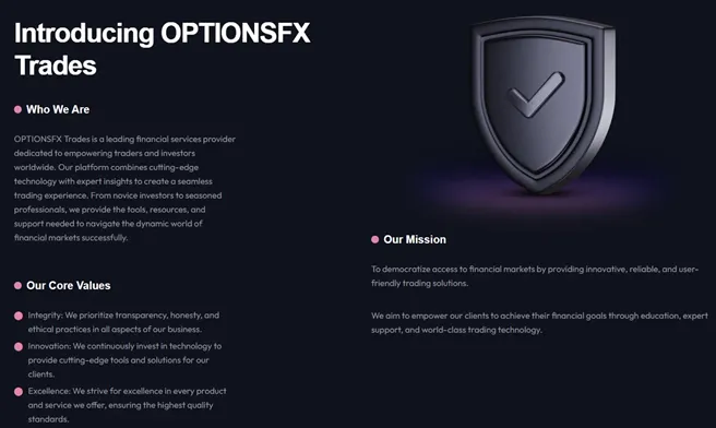 OPTIONSFX Trades 2 скрин