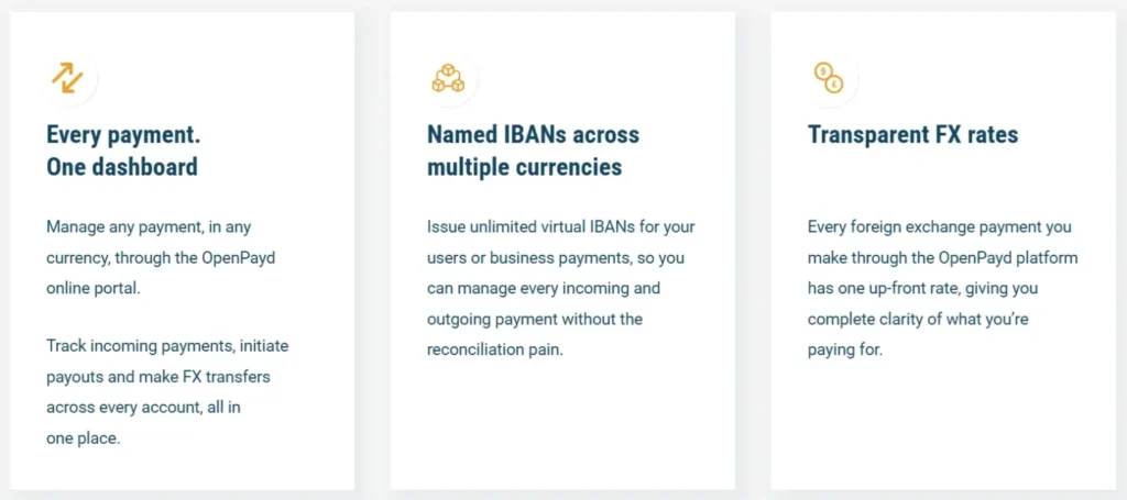 OpenPayd 1 скрин