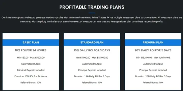Prime Traders FX 2 скрин