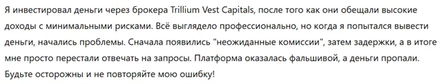Trillium Vest Capitals 3 скрин