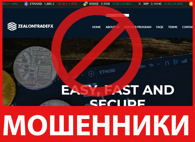 ZEALONTRADEFX лицевая сторона скрин