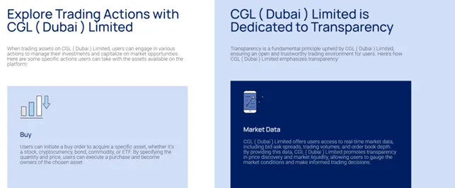 CGL (Dubai) Limited 2 скрин