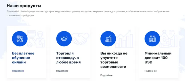 FinanceWell Limited 1 скрин