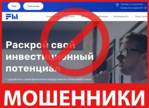 FinanceWell Limited лицевая сторона скрин