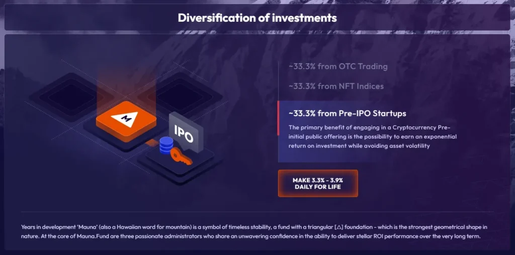 Mauna.Fund 2 скрин