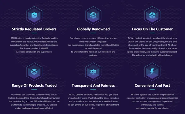 TAU Limited 1 скрин