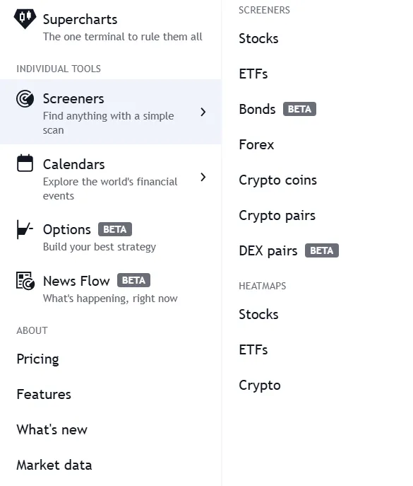 Trading Viev 1 скрин