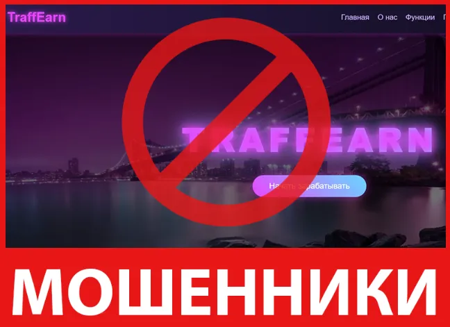 TraffEarn лицевая сторона скрин