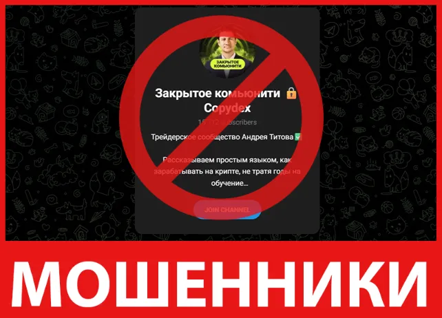 Закрытое комьюнити Copydex лицевая сторона скрин