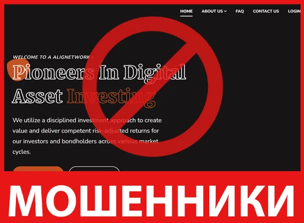 ALIGNETWORK лицевая сторона скрин