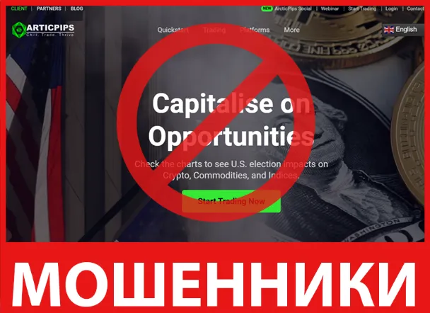 ArcticPips лицевая сторона скрин