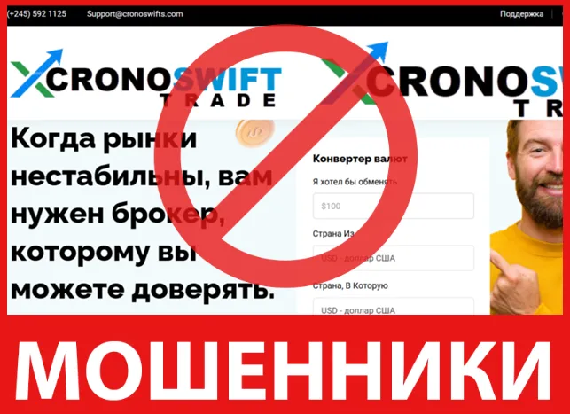 Cronoswifts лицевая сторона скрин