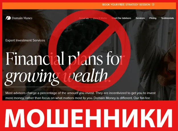 Domain Money лицевая сторона скрин