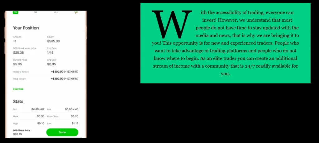 Elite Trading Group 1 скрин