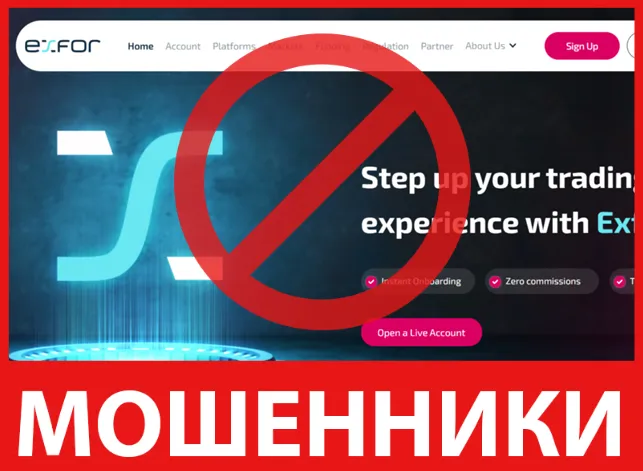 ExFor лицевая сторона скрин