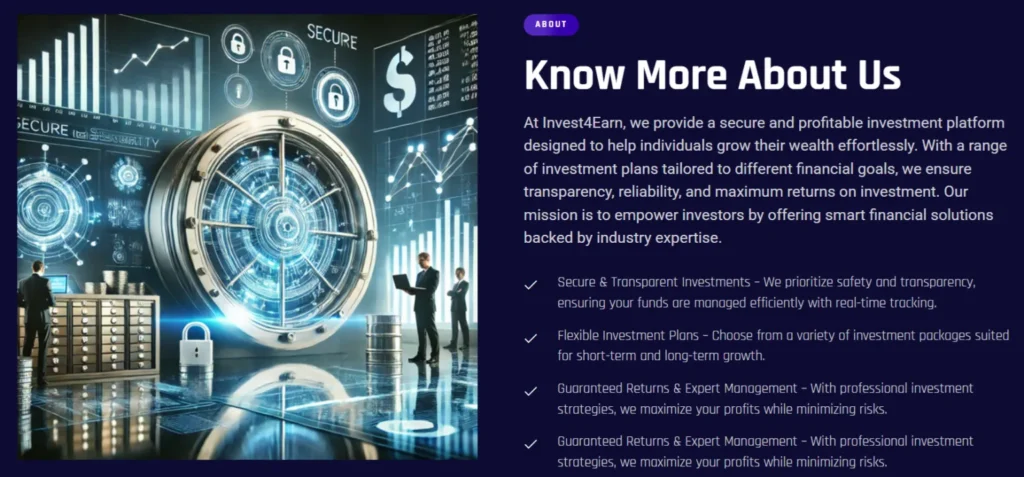 Invest4Earn 1 скрин