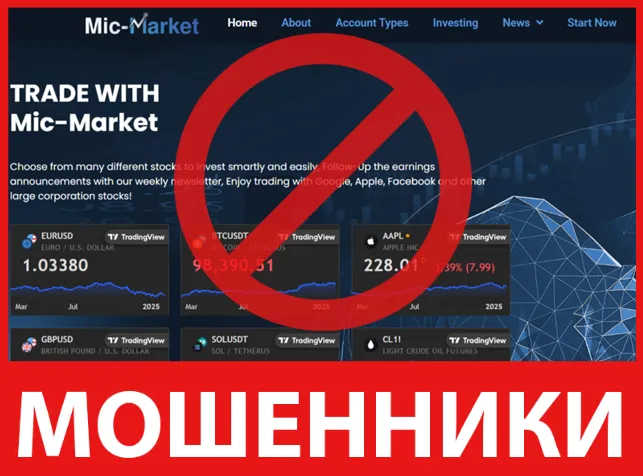 Mic Market лицевая сторона скрин