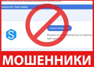 Sollet Wallet лицевая сторона скрин