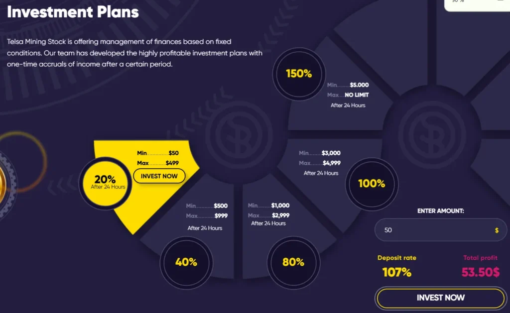 Telsa Mining Stock 2 скрин