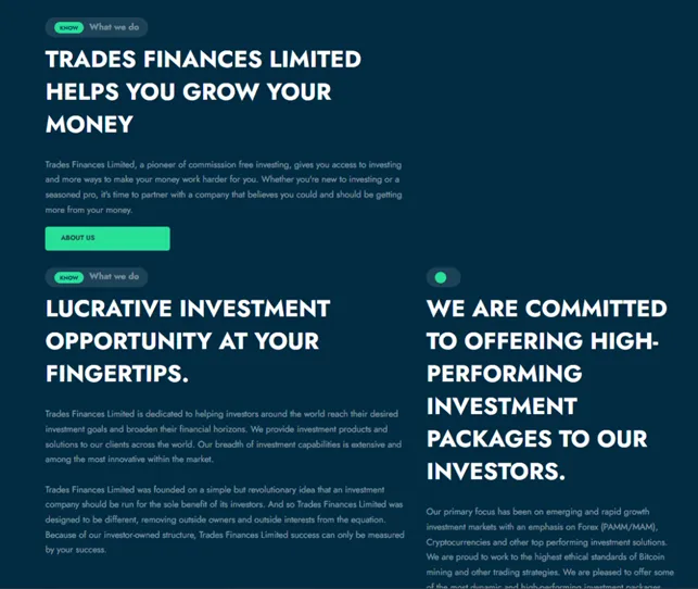 Trades Finances 1 скрин