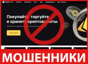 Xmecoin лицевая сторона скрин