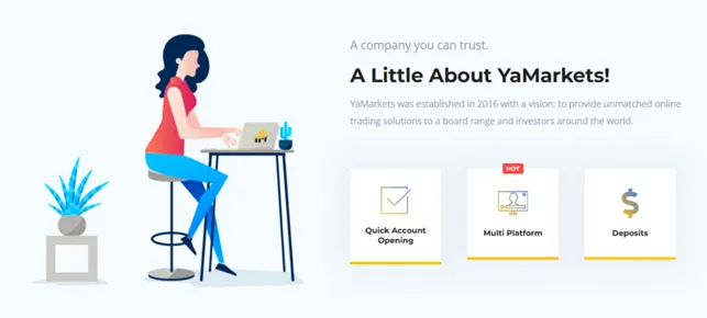 Ya Markets Limited 1 скрин