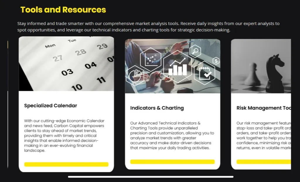 Carbon Capital 1 скрин
