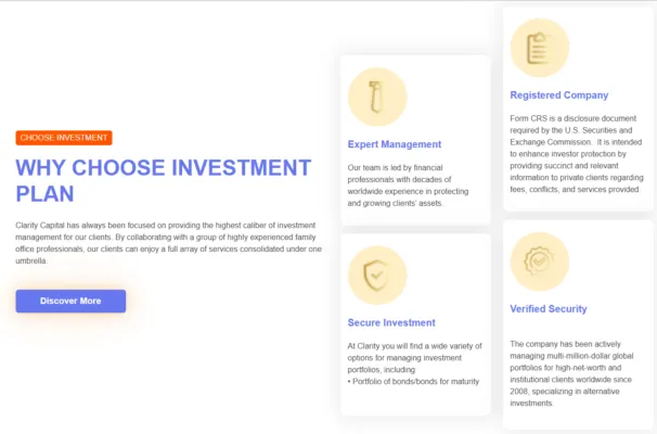 Clarity Capital 1 скрин