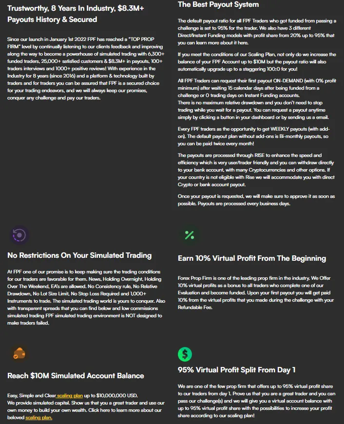 Forex Prop Firm 1 скрин