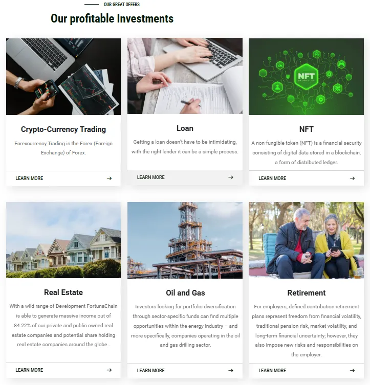 FortunaChain 1 скрин