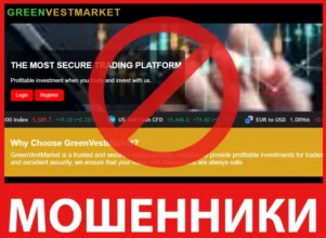 GreenVestMarket лицевая сторона скрин