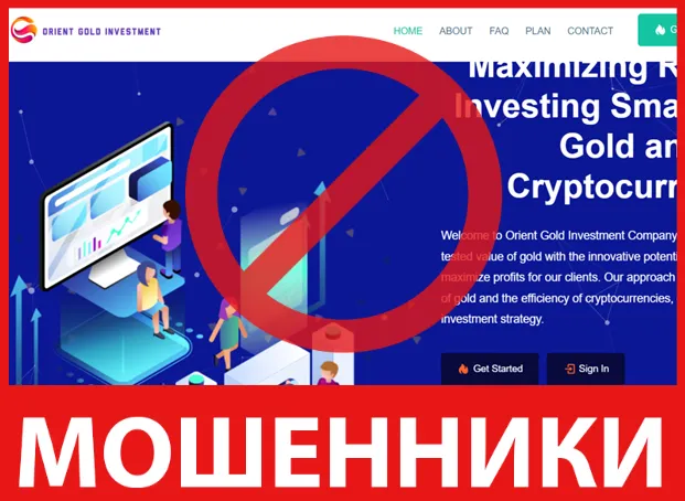 Orient Gold Investment лицевая сторона скрин
