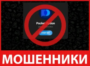 PocketOptionlBot лицевая сторона скрин