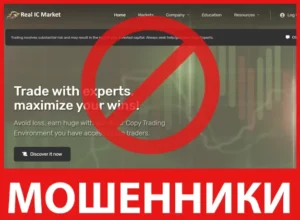 Real IC Market лицевая сторона скрин