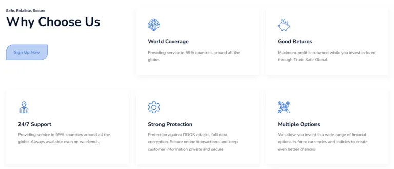 TradeSafe Global 2 скрин