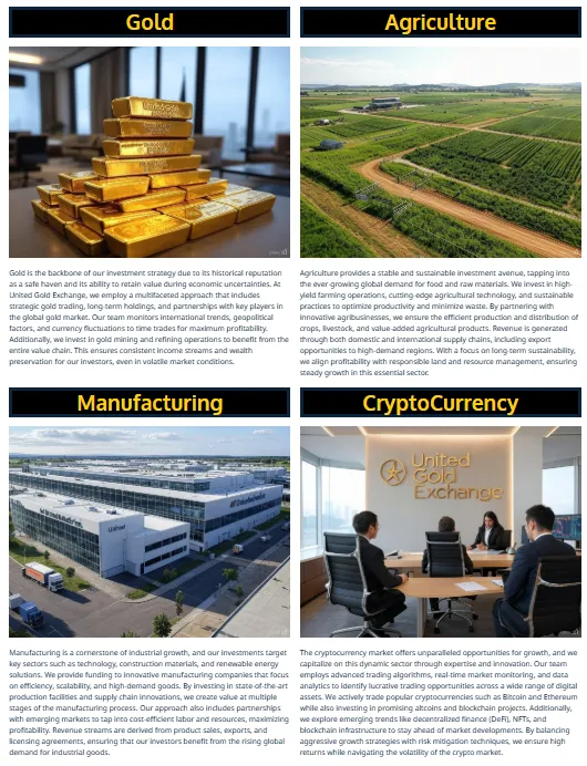 United Gold Exchange 1 скрин
