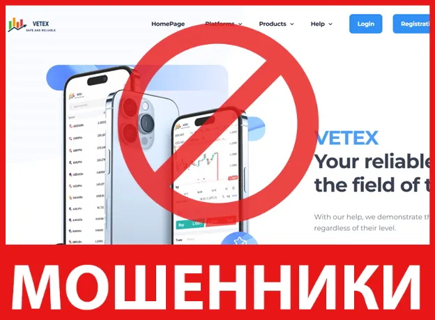 VETEX лицевая сторона скрин