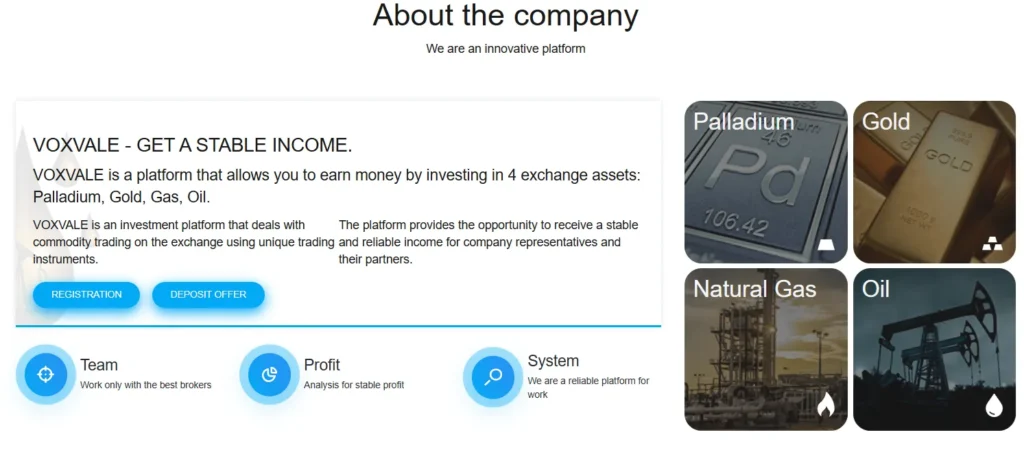 VOXVALE 1 скрин