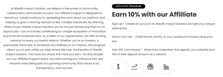 Wealth Impact Solution 2 скрин