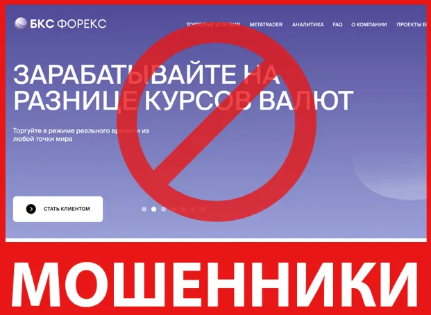 БКС Форекс лицевая сторона скрин