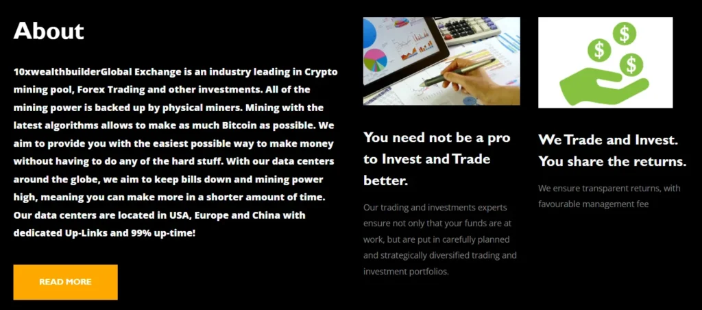 10xwealthbuilder 1 скрин