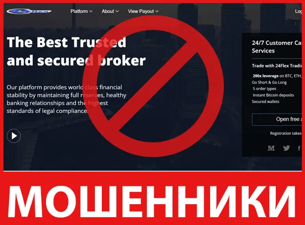 24Flex Trading лицевая сторона скрин