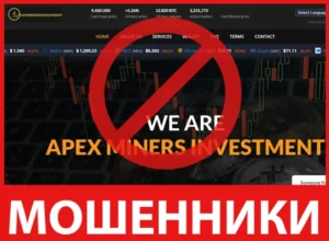 Apex Miners Investment лицевая сторона скрин
