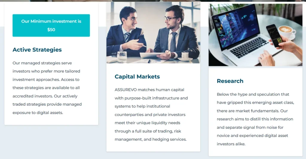 Assurevo 1 скрин