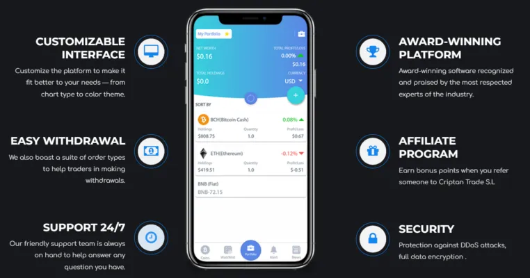 Criptan Trade S.L 2 скрин