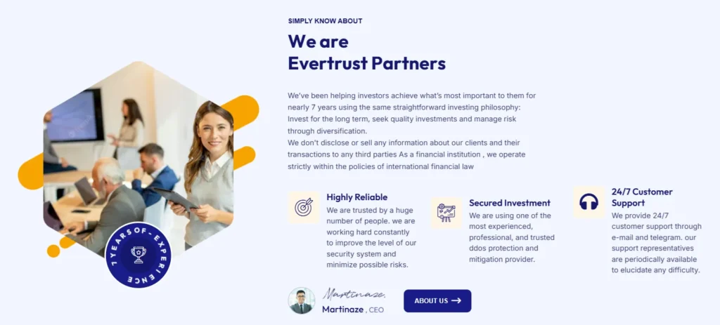 Evertrust Partners 1 скрин