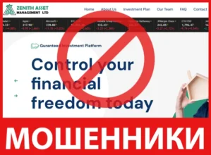 Zenith Asset Management LTD лицевая сторона скрин