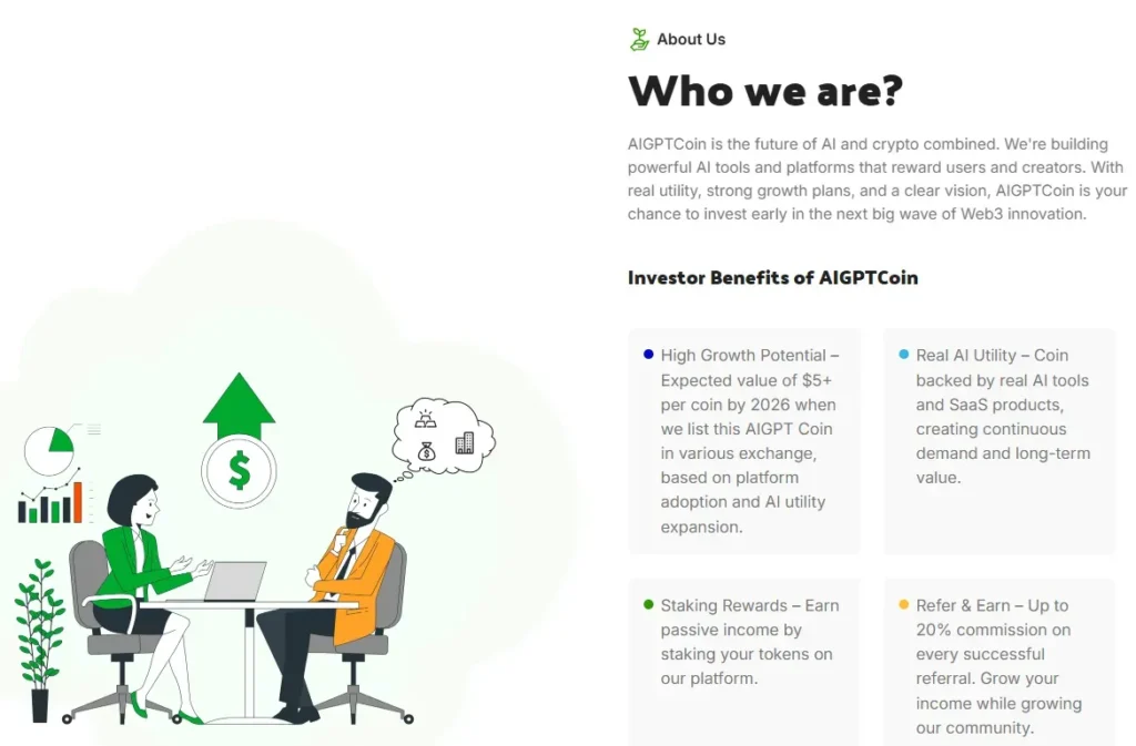 AIGPTCoin 1 скрин
