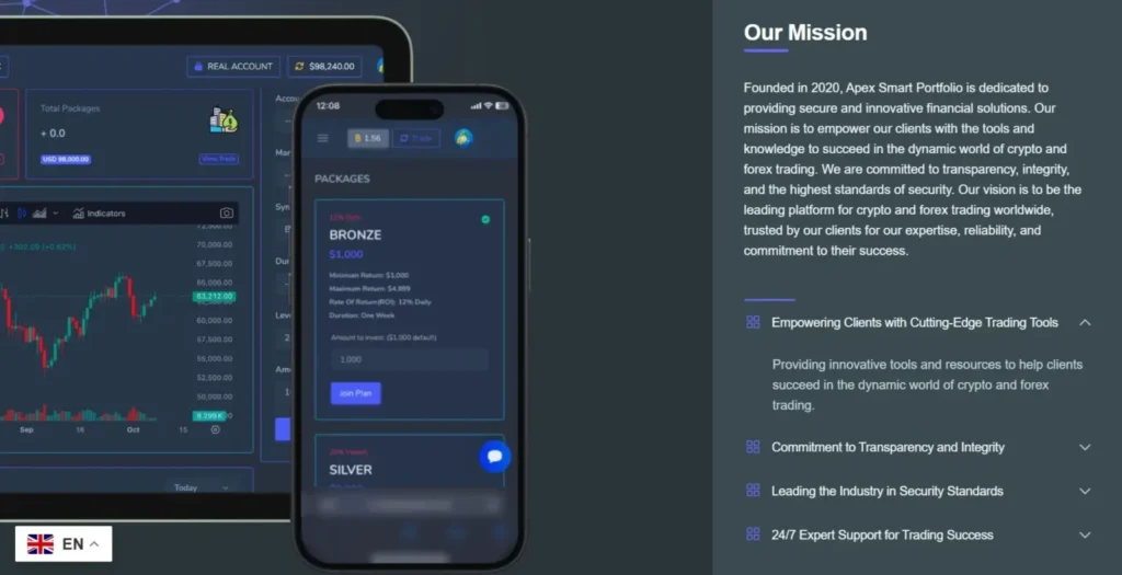 Apex Smart Portfolio 2 скрин