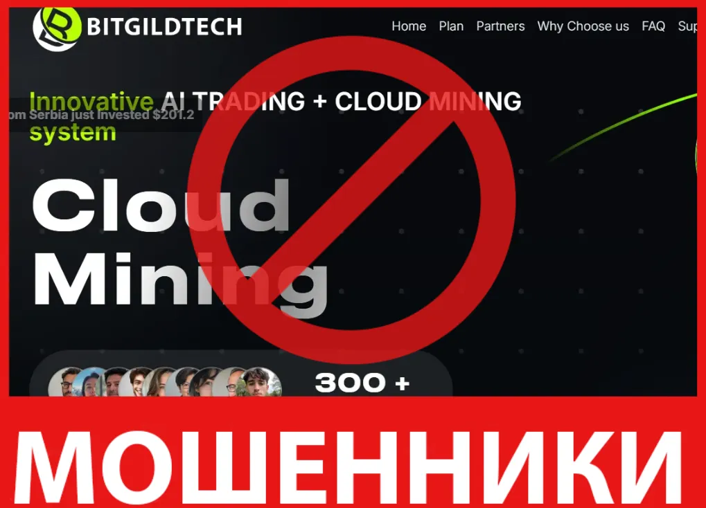 BitGildTech лицевая сторона скрин